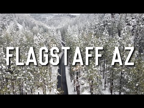 Flagstaff, Arizona Drone POV (January 2021)