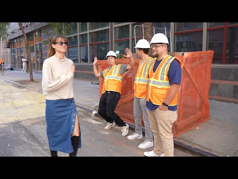 Construction Workers Teach Cat Calling