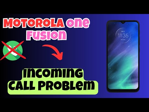 Incoming Call Problem Motorola One Fusion / Plus || How to solve the incoming call issues
