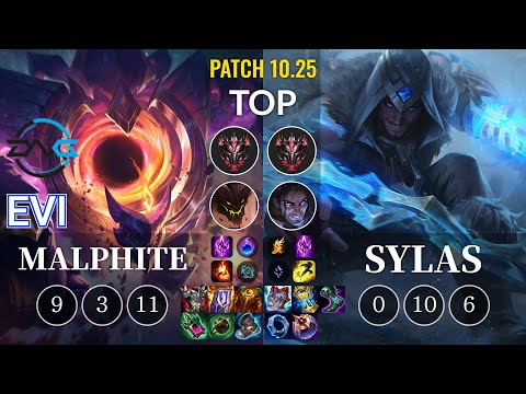 DFM Evi Malphite vs Sylas Top - KR Patch 10.25