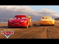 Racing by the Ocean! | Pixar Cars