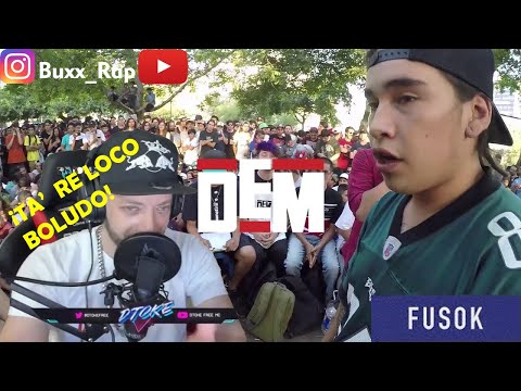 DTOKE REACCIONANDO- BATALLAS MC FUSOK🔥