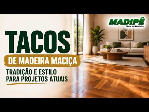 Taco de Madeira Maciça: Tradição e Estilo para Projetos Atuais