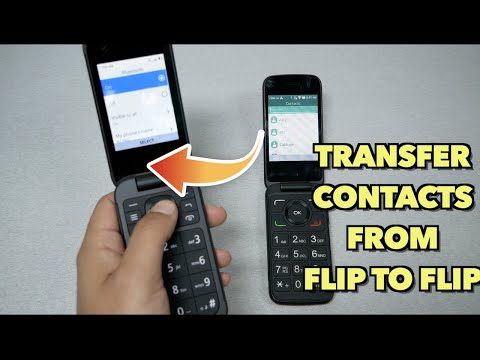 How to transfer contacts from flip phone to another flip phone