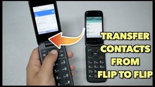 How to transfer contacts from flip phone to another flip phone