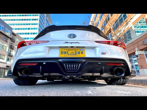 AWE Track Edition Exhaust Install and Sound Clips for the 2020 GR Supra!