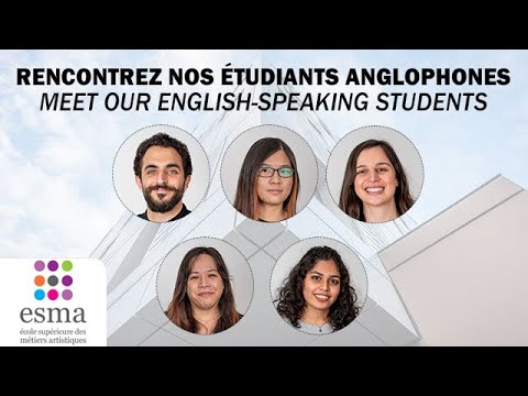Rencontre avec la section anglophone // Meet the English section - ESMA Lyon - part.2