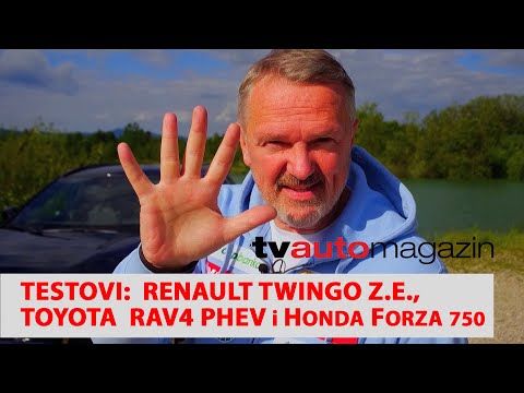 TV Automagazin S10 39 - Twingo ZE, Mini, Rav4 PHEV, Honda Forza 750 i Lamborghini za utrke!