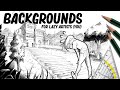 How To Draw Backgrounds Tutorial DrawlikeaSir