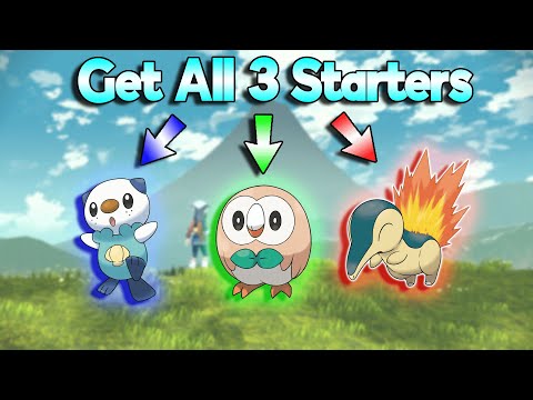 How To Get All 3 Starters Guaranteed On Pokemon Legends Arceus