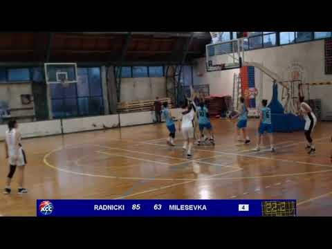 2ZLS 1. kolo / ŽKK Radnički - ŽKK Mileševka