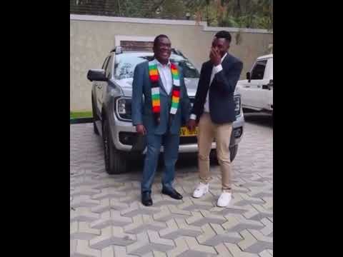 President gifts Walter Musona a brand new Ford Wildtrak #ed2030 #scottsakupwanya