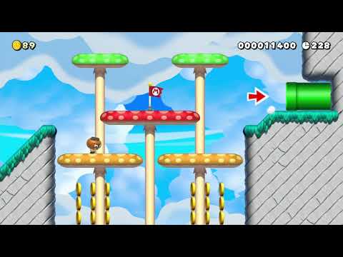 SVB. 7-1 : En avant la musique ! by ★Vicky★ 🍄 Super Mario Maker 2 😶 No Commentary　#act
