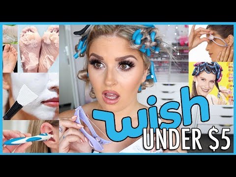 Trying WISH APP Beauty Gadgets 😫💬 5 UNDER $5 Video