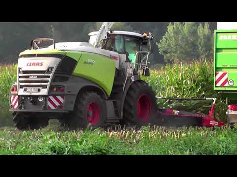 Maishächseln 2020 mit Claas Jaguar 970 u. Kemper Champion 375 Plus Teil 2.