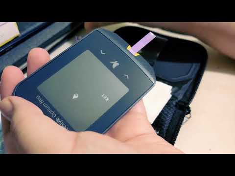 Test demonstration for blood ketones using Abbott Freestyle Optium Neo Meter