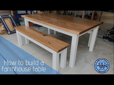 How to build a Farmhouse Table