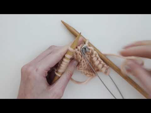 Wie man einen V-Ausschnitt strickt I