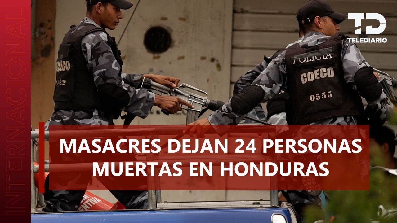 Ola de violencia en Honduras deja al menos 24 muertos