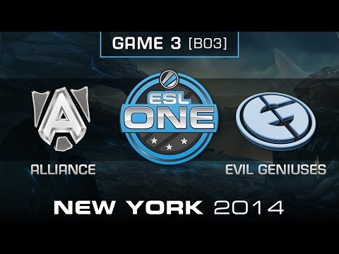 Alliance vs. Evil Geniuses - Quarterfinal Game 3 - ESL One New York 2014 - Dota 2