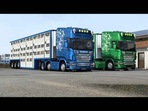 ETS2 1.47 Convoy Multiplayer SCANIA V8 500/580 (Erfurt 🇩🇪-Magdeburg 🇩🇪)