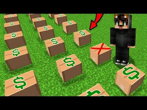 DOĞRU KUTUYU BUL 100.000 TL'yi KAZAN 😱 - Minecraft
