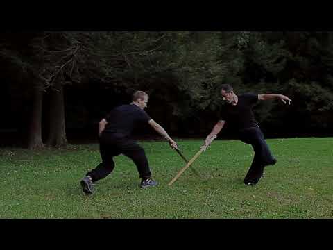 Taiji Fencing Moments | Jarda & Tom in Black Moshannon, PA (2018.08.26) Tai Chi Sword Fighting