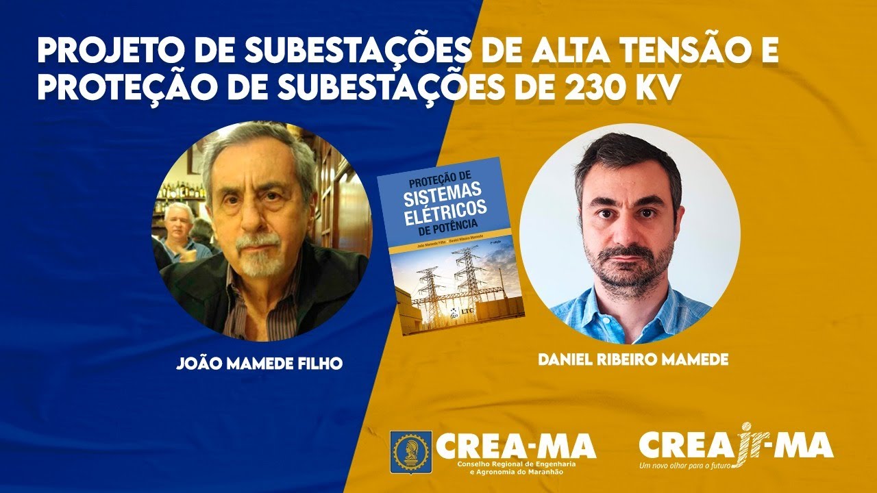 Live: Projeto de Subestações de Alta Tensão e Proteção de Subestações de 230 kV