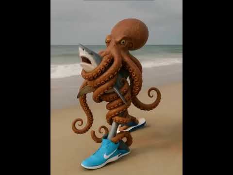 Tralalero Tralala vs Octapisi lalala⚔️ #brainrot #tralalerotralala #shorts #fight #italianbrainrot