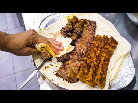 Comida em Dubai - INCRÍVEIS Kebabs Iranianos e Peixe Frito Inteiro | Deira, Emirados Árabes Unidos!