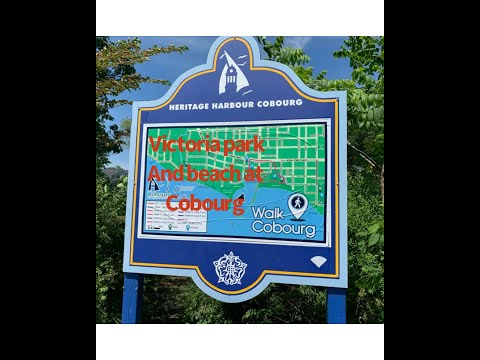 Victoria beach and park at cobourg