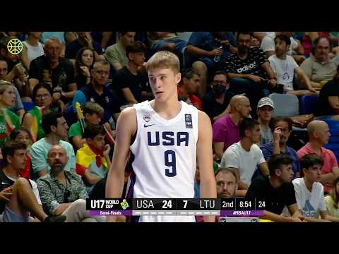15-Year-Old Cooper Flagg WENT CRAZY | FIBA Basketball