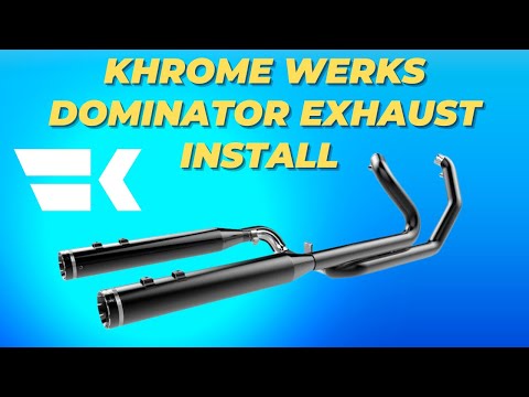 How To Install Khrome Werks Dominator Exhaust On A 2015 Street Glide