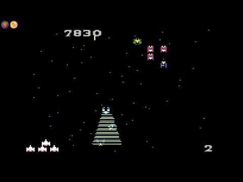Galaga (ATARI 7800) Longplay