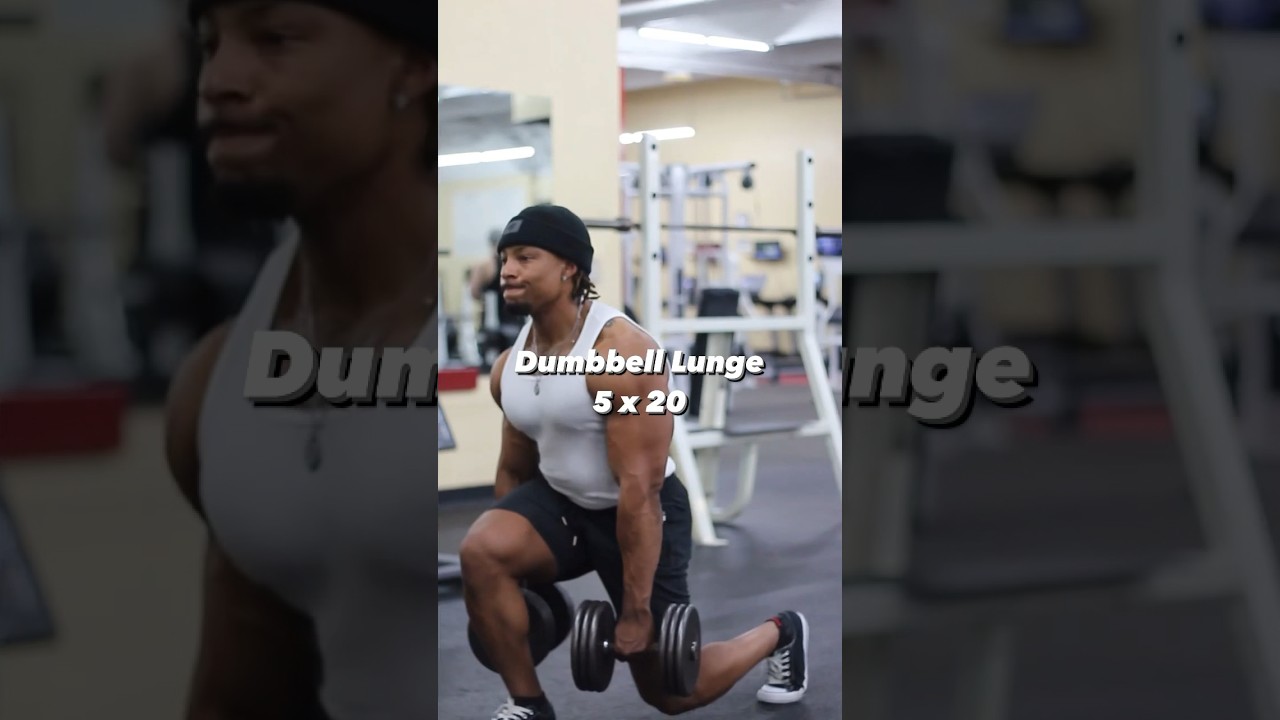Leg Day Workout with Dumbbells ONLY!