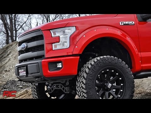 2015-2017 Ford F-150 Rough Country Fender Flares & Rivets Installation