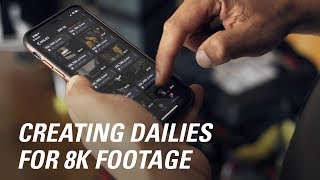 8K Frame.io Dailies Workflow in Final Cut Pro X