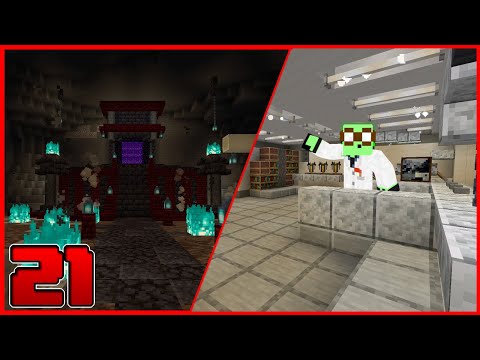 NEW Nether Room/Laboratory - Demon Plays Minecraft - Ep. 21