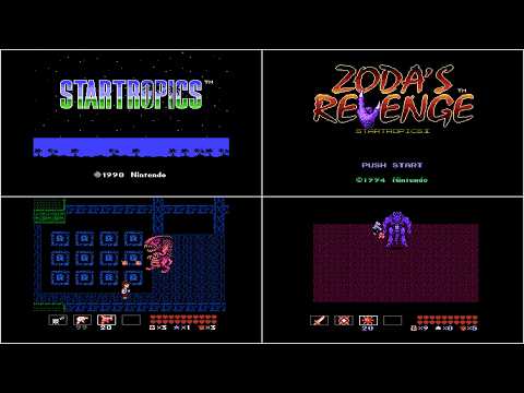 StarTropics & StarTropics II: Zoda's Revenge - All Bosses (No Damage)