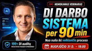 Kaip susikurti DI darbo sistemą