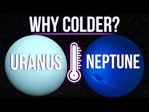 Why is Uranus Colder Than Neptune if Neptune is Farther From The Sun?