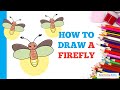 How to Draw a Firefly in a Few Easy Steps: Drawing Tutorial for Beginner Artists