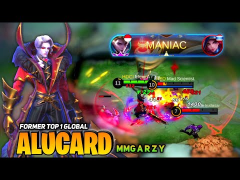 MANIAC! Alucard Unstoppable 4.2K Matches [Former Top 1 Global Alucard] mmg A r z y - Mobile Legend