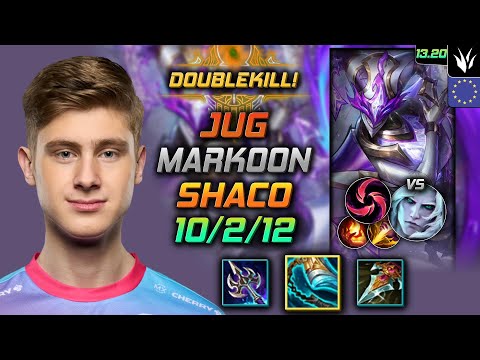 Shaco Jungle Build Markoon Stridebreaker Hail of Blades - LOL EUW Challenger Patch 13.20