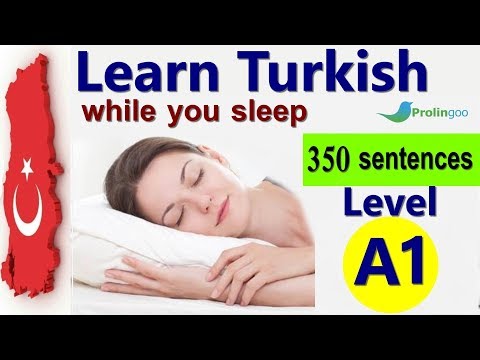 Learn Turkish While Sleeping | Most Important Turkish Phrases and Words