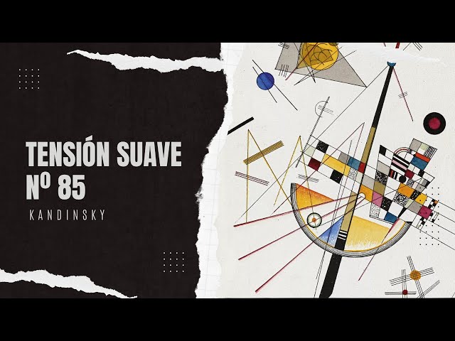 Vídeo relacionado con Impresión sobre lienzo (70x100cm): Wassily Kandinsky - Tensión delicada