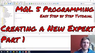 MT5 Programming Tutorial - Creating a New Expert Advisor - Part 1