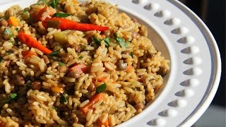 Gluten Free Vegetarian Pelau Recipe.