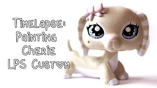 Timelapse: Painting Cherie Dachshund LPS Custom