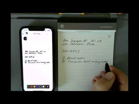Using the Neo Smartpen A1 with NeoStudio 2022